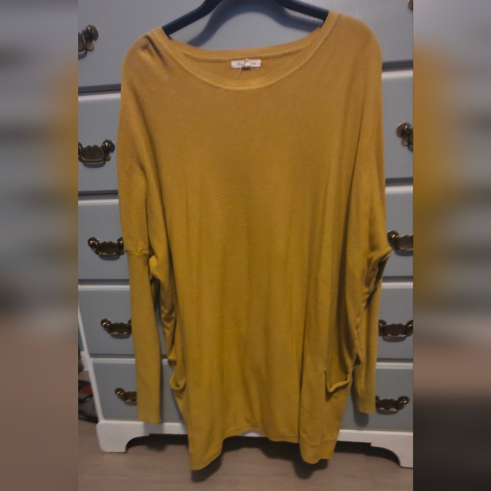 Mustard Yellow Long Sleeve Top